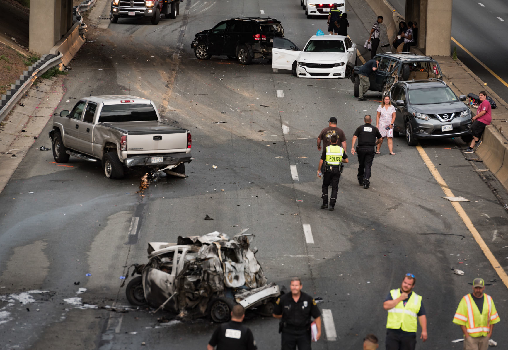 Southbound U.S. 52 Multi-Vehicle Crash